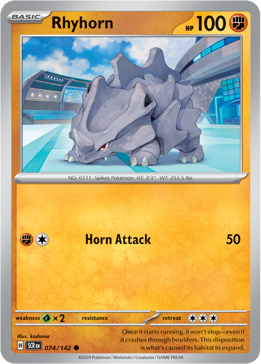 Stellar Crown - 074/142 - Rhyhorn