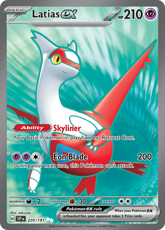 Surging Sparks - 220/191 - Latias ex