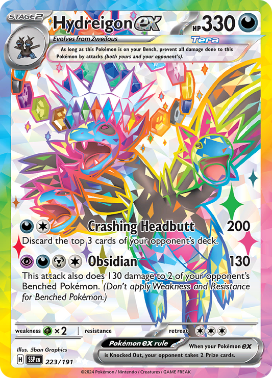 Surging Sparks - 223/191 - Hydreigon ex