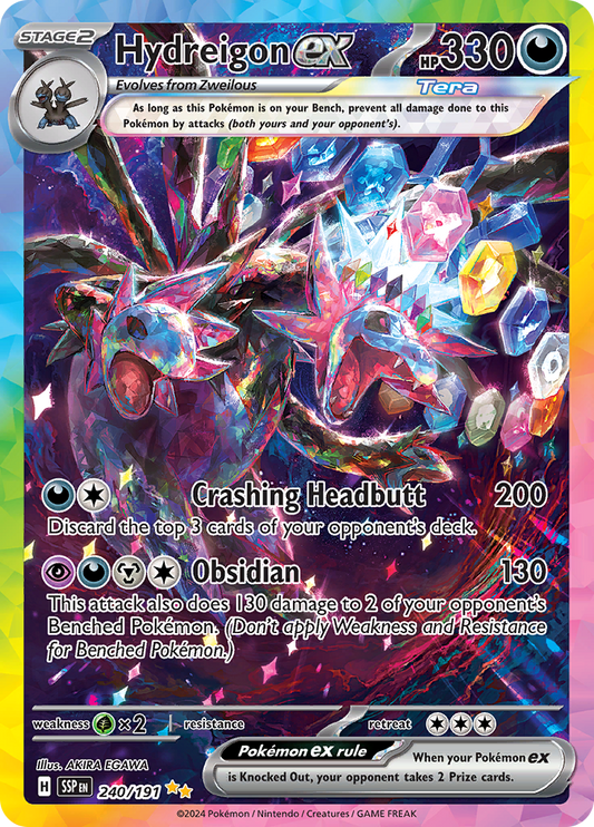 Surging Sparks - 240/191 - Hydreigon ex