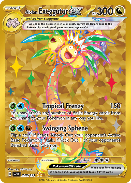 Surging Sparks - 248/191 - Alolan Exeggutor ex (Gold)