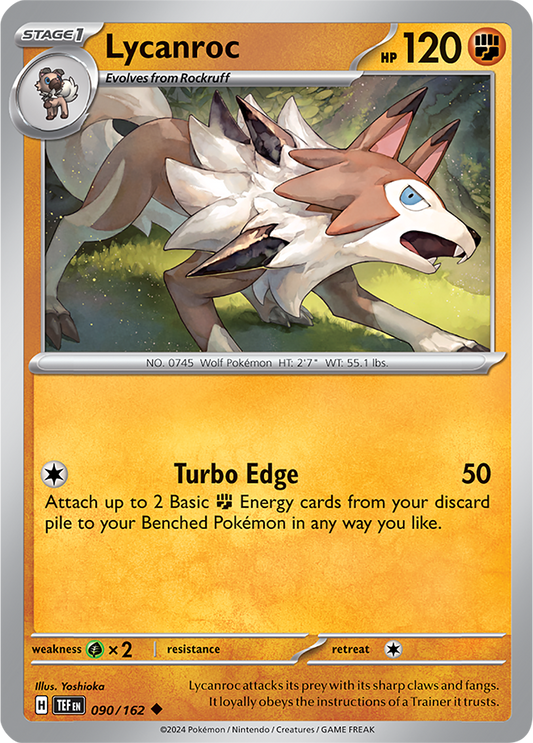Temporal Forces - 090/162 - Lycanroc