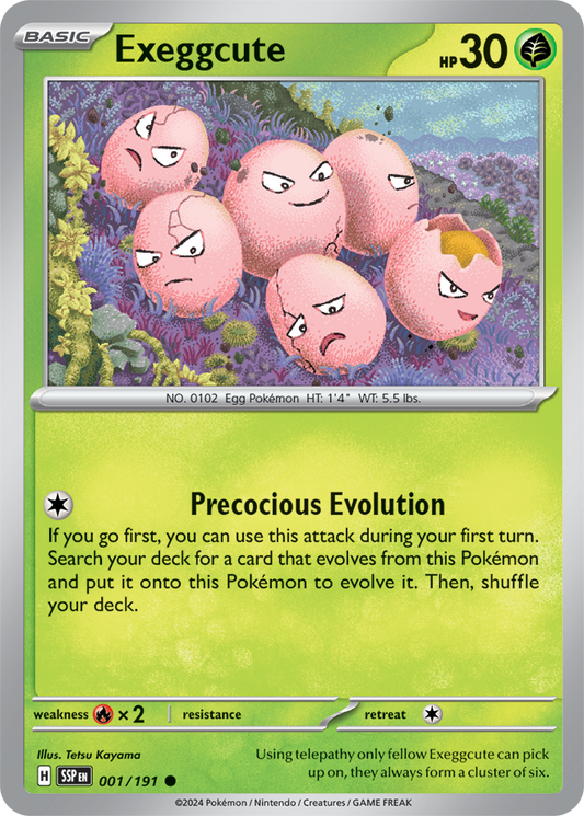 Surging Sparks - 001/191 - Exeggcute