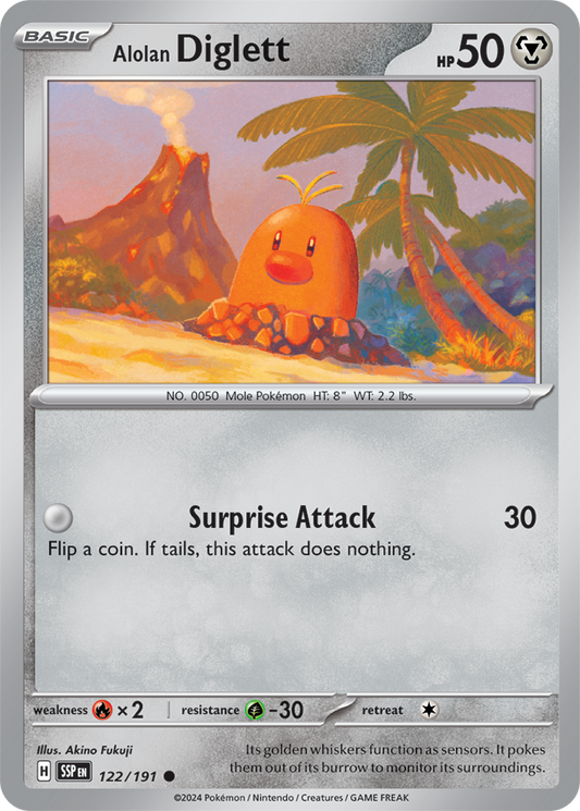 Surging Sparks - 122/191 - Alolan Diglett