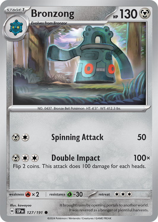 Surging Sparks - 127/191 - Bronzong