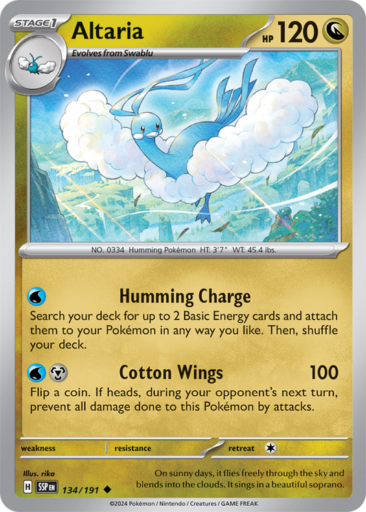 Surging Sparks - 134/191 - Altaria