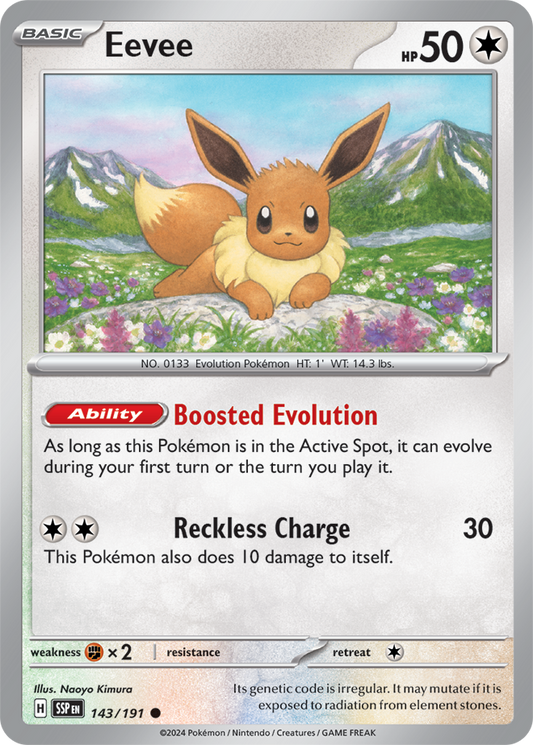 Surging Sparks - 143/191 - Eevee