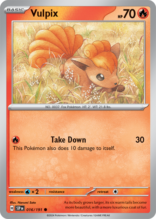 Surging Sparks - 016/191 - Vulpix