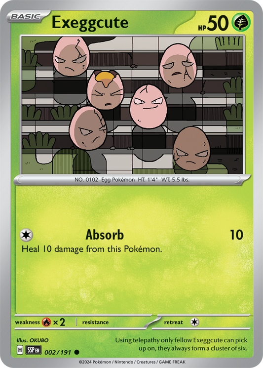 Surging Sparks - 002/191 - Exeggcute