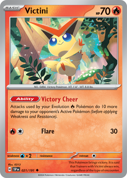 Surging Sparks - 021/191 - Victini