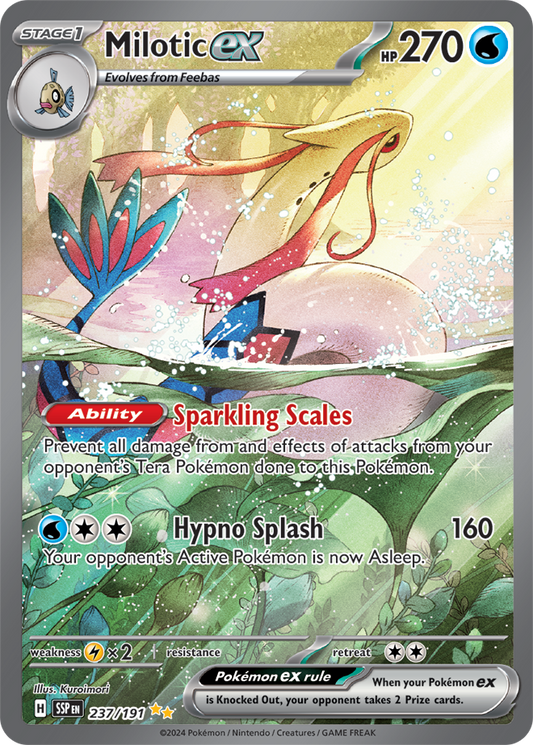 Surging Sparks - 237/191 - Milotic ex