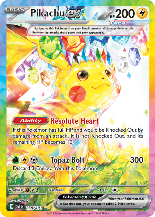 Surging Sparks - 238/191 - Pikachu ex