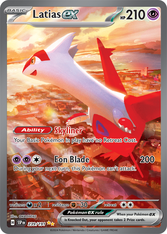 Surging Sparks - 239/191 - Latias ex