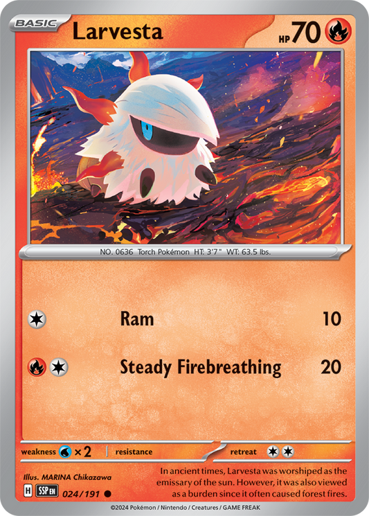 Surging Sparks - 024/191 - Larvesta