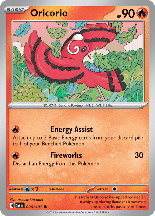 Surging Sparks - 026/191 - Oricorio