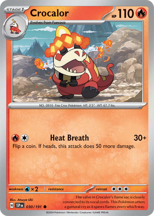 Surging Sparks - 030/191 - Crocalor