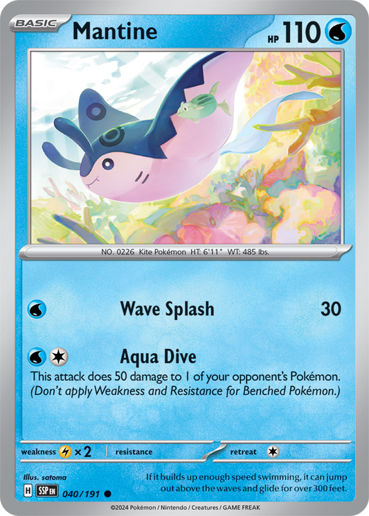 Surging Sparks - 040/191 - Mantine