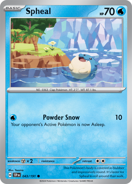 Surging Sparks - 043/191 - Spheal