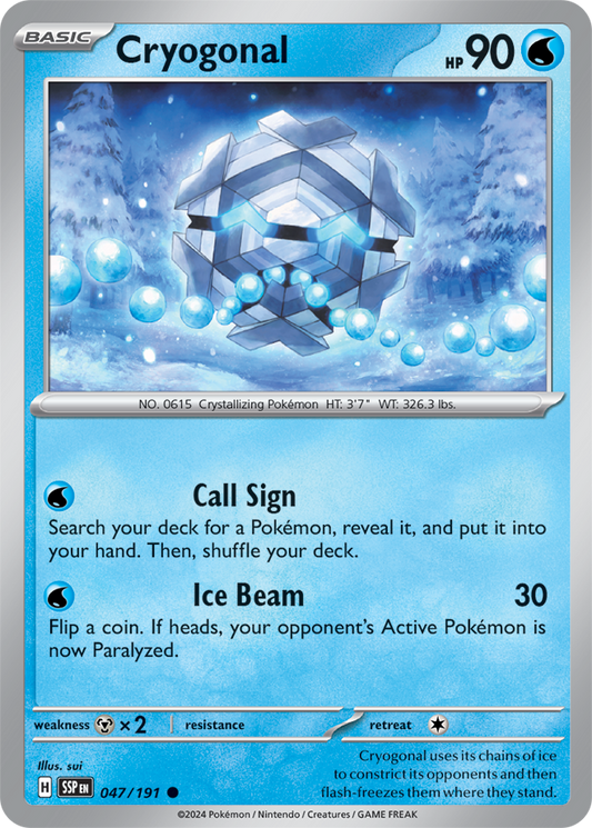 Surging Sparks - 047/191 - Cryogonal