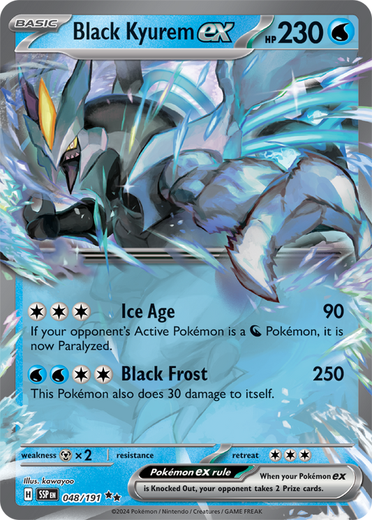 Surging Sparks - 048/191 - Black Kyurem ex