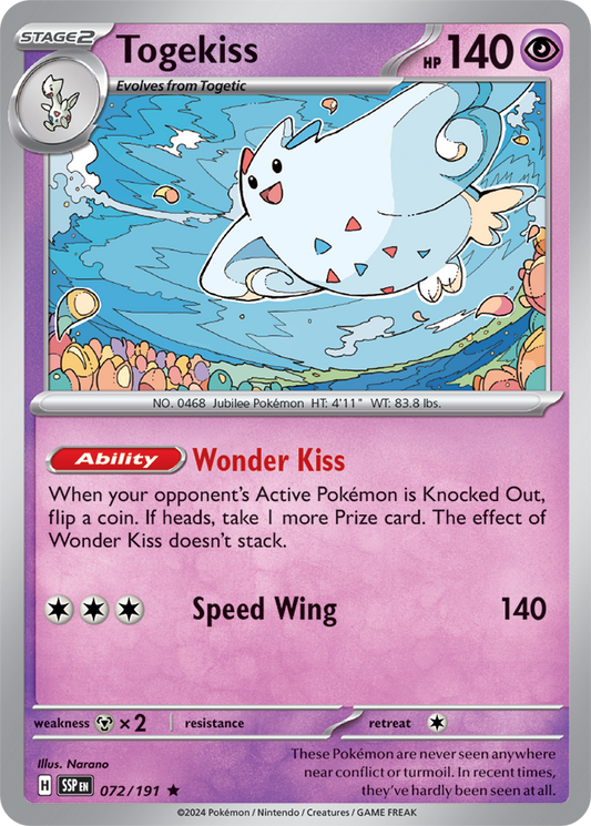 Surging Sparks - 072/191 - Togekiss - Holo