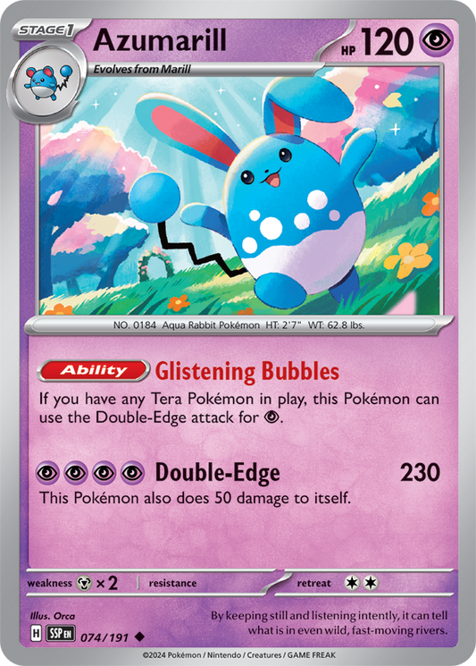 Surging Sparks - 074/191 - Azumarill