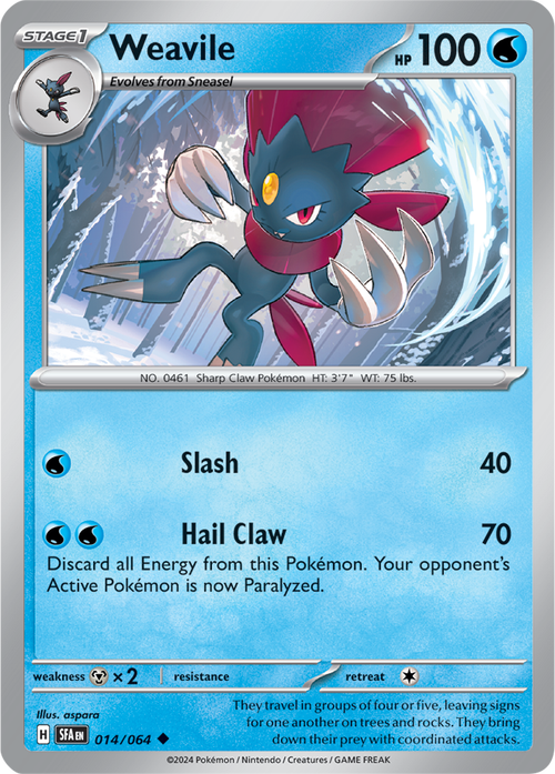 Shrouded Fable - 014/064 - Weavile