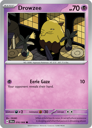 Shrouded Fable - 016/064 - Drowzee