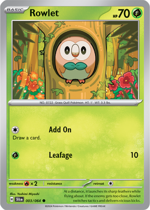 Shrouded Fable - 003/064 - Rowlet