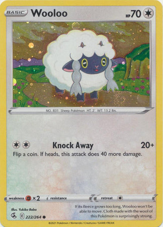 FST - 222/264 - Wooloo - Cosmos Holo