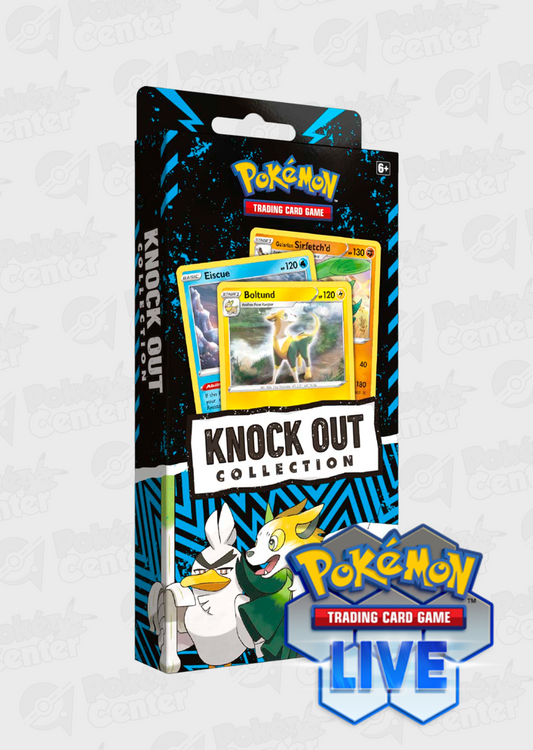 Live Code Card: Knock Out Collection: Boltund, Eiscue & Galarian Sirfetch'd