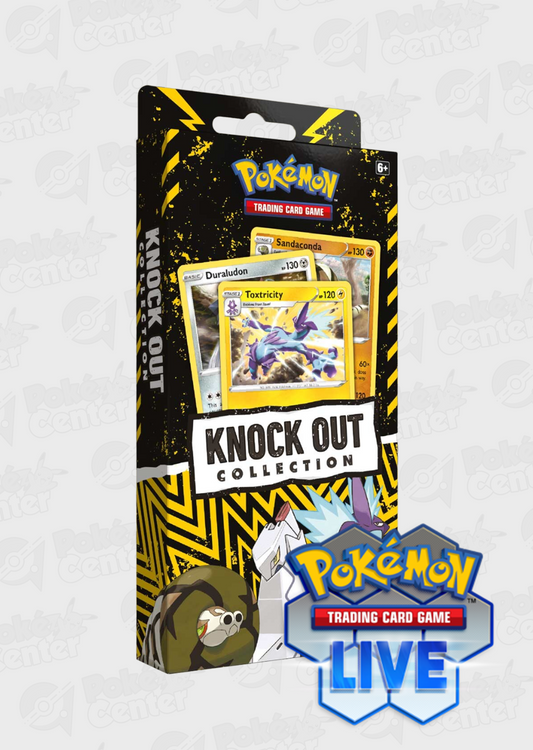 Live Code Card: Knock Out Collection: Toxtricity, Duraludon & Sandaconda