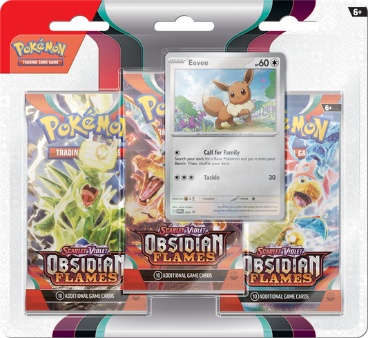 Obsidian Flames 3-Booster Blister - Eevee