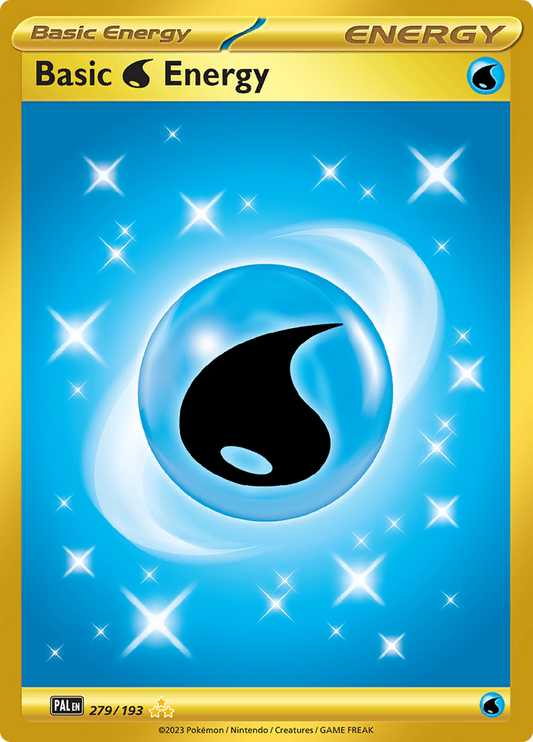 Paldea Evolved - 279/193 - Water Energy (Gold)