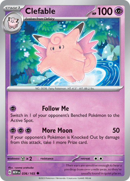 151 - 036/165 - Clefable