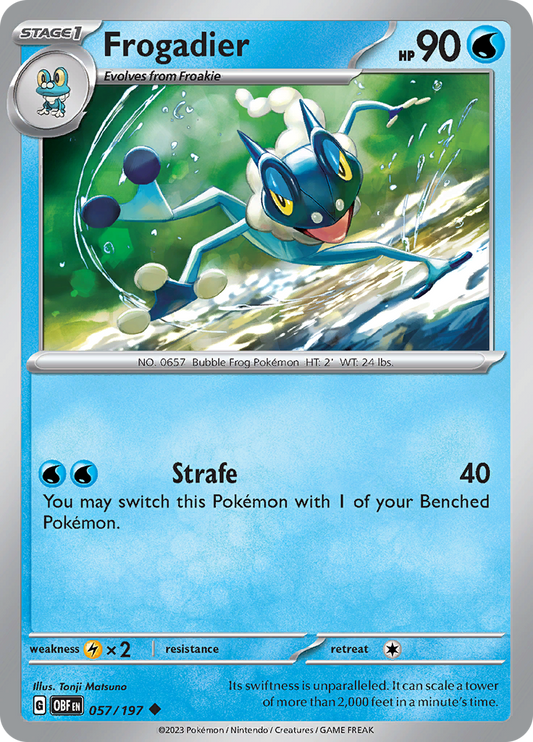 Obsidian Flames - 057/197 - Frogadier