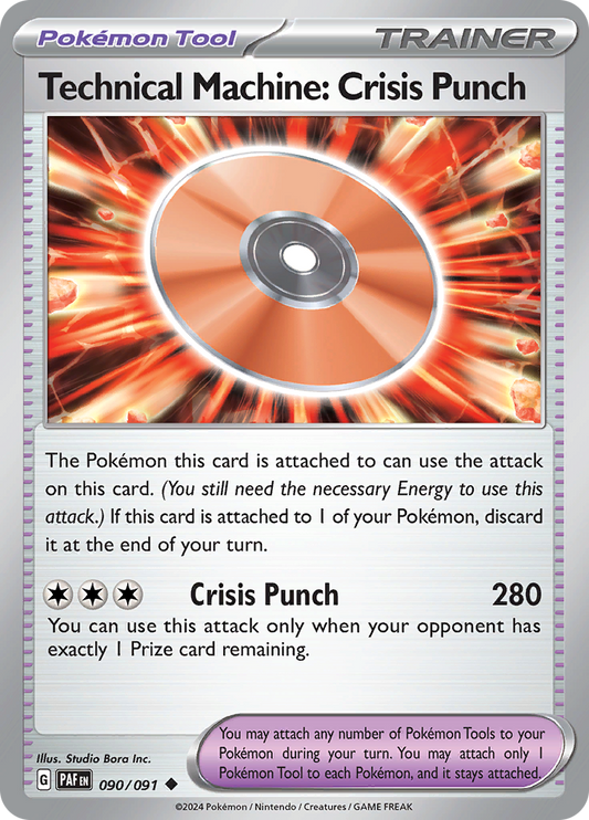 Paldean Fates - 090/091 - Technical Machine: Crisis Punch