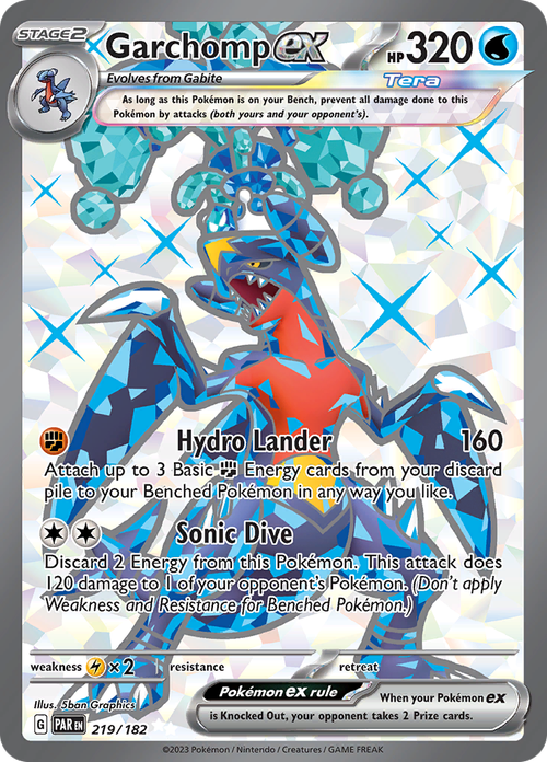 Paradox Rift - 219/182 - Garchomp ex