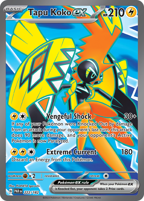 Paradox Rift - 222/182 - Tapu Koko ex