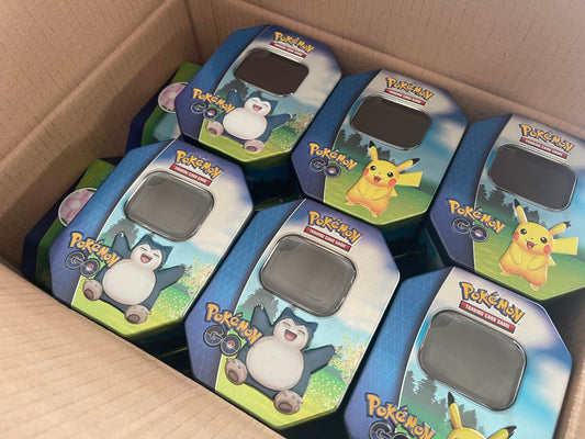 Empty Pokémon GO Tins (28 stuks)