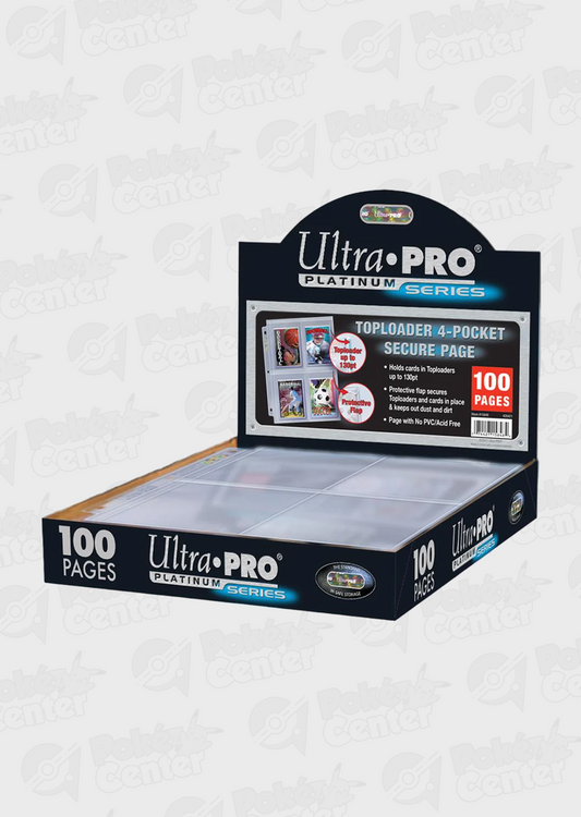 Ultra PRO 4-Pocket Premium Toploader Page Display (100 stuks)