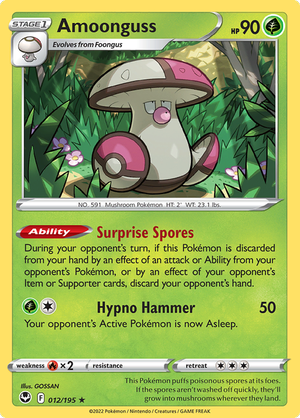 Silver Tempest - 012/195 - Amoonguss