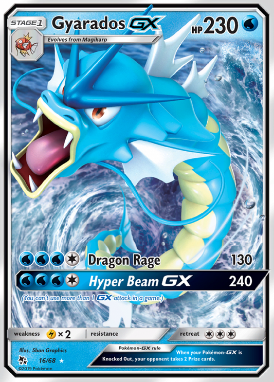 Hidden Fates - 016/068 - Gyarados GX