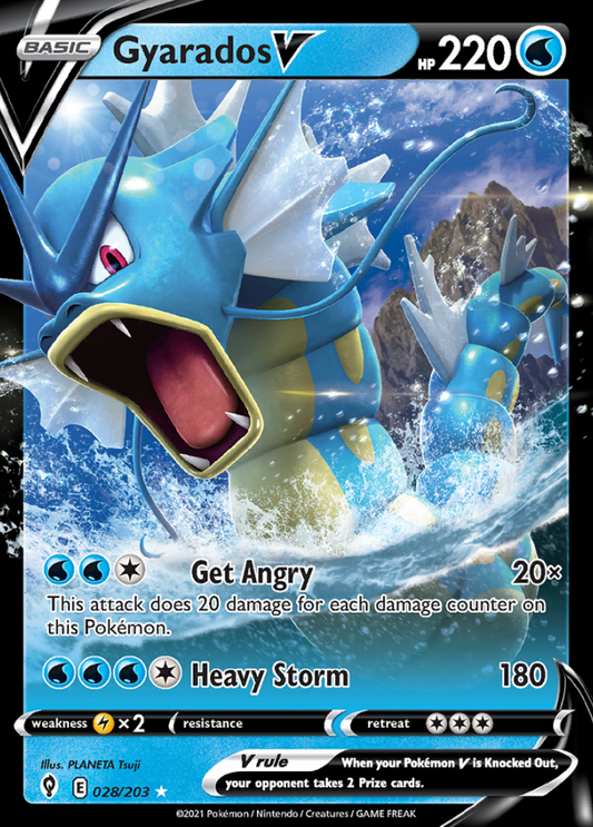 Evolving Skies - 028/203 - Gyarados V