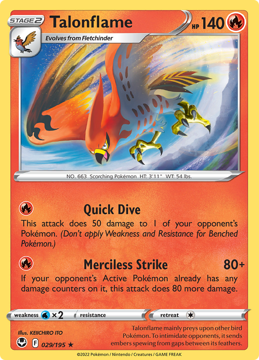 Silver Tempest - 029/195 - Talonflame