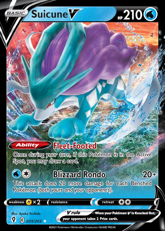 Evolving Skies - 031/203 - Suicune V