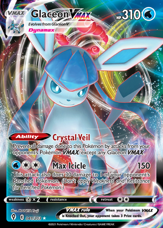 Evolving Skies - 041/203 - Glaceon VMAX