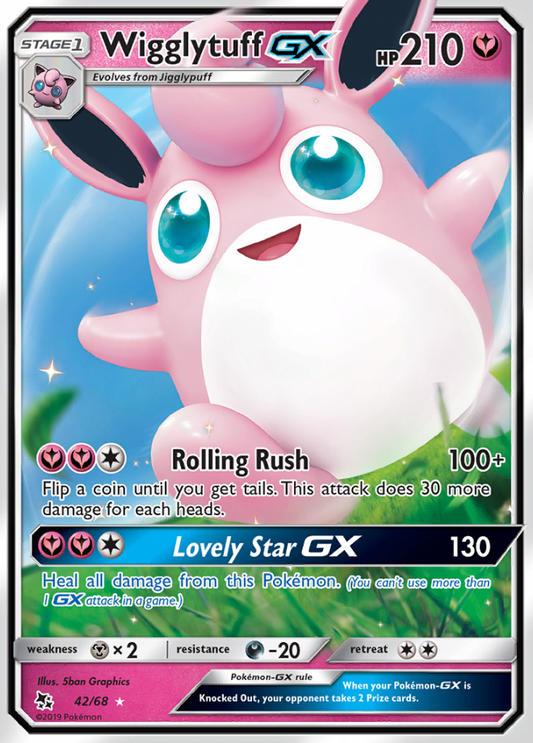 Hidden Fates - 042/068 - Wigglytuff GX