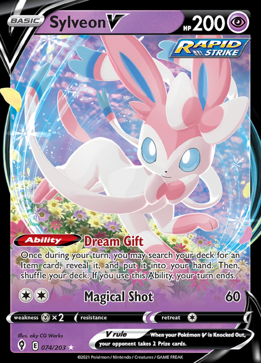 Evolving Skies - 074/203 - Sylveon V