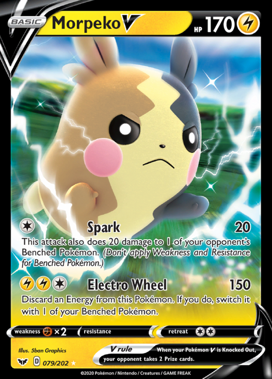 Sword & Shield - 079/202 - Morpeko V